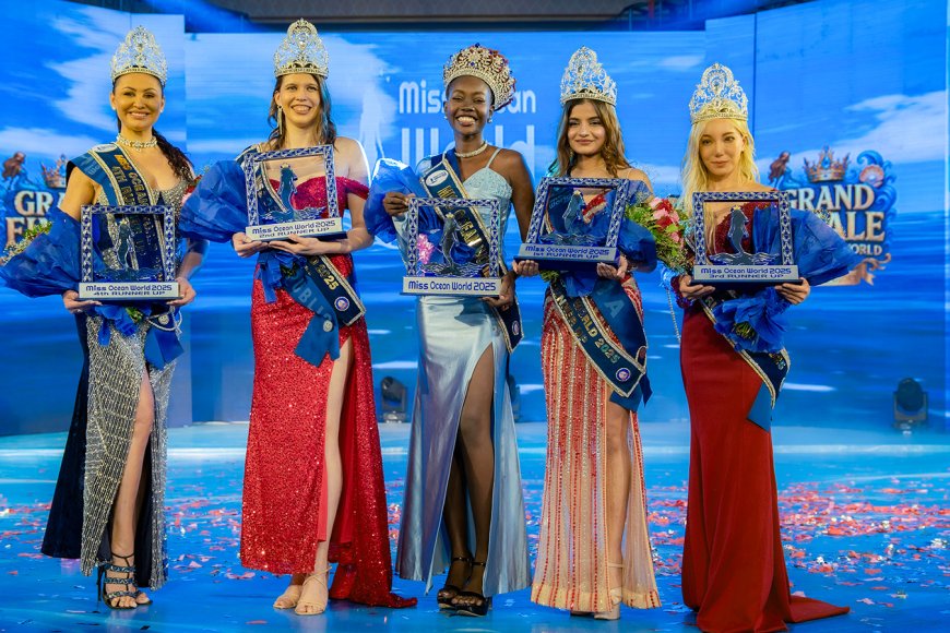 મિસ ઓશિયન વર્લ્ડ 2025: દક્ષિણ સુદાનની એવલિન વિજેતા, ભારતની પારુલ સિંહ પ્રથમ રનર&અપ